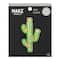 Écusson de cactus vert brodé thermocollant et adhésif de Make Market